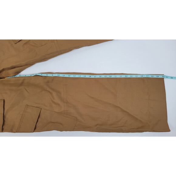 NWT Vince V967422108 Brown Nile Mid Rise Fluid‎ Cargo Wide Leg Pants Womens 8 - Picture 9 of 9